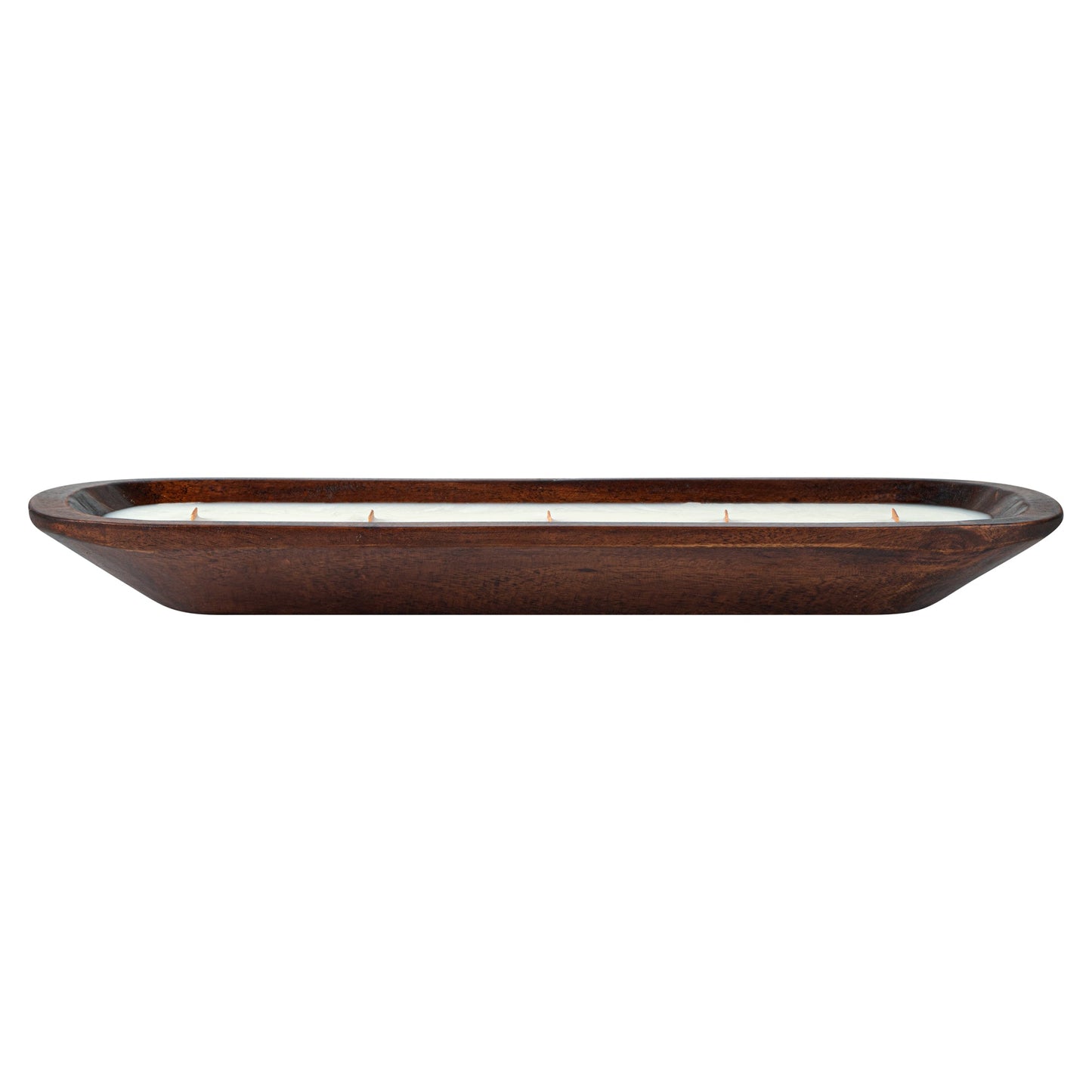 Coco Casa Handmade Wood Bowl Candle - Pineapple Papaya - 17 3/4" x 5 1/2" x 2" - 10 count box