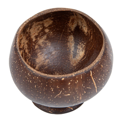 Coco Casa 10 oz Handmade Coconut Cocktail Coconut Cup - 4" x 4" x 3 1/4" - 40 count box