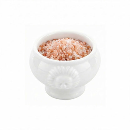 Chef 101 2 oz Round White Porcelain Lion Head Mini Bowl - 2" x 2" x 1 3/4" - 10 count box