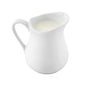 Chef 101 4 oz Round White Porcelain Classic Cream Cup - 3" x 2 1/2" x 3 1/4" - 1 count box