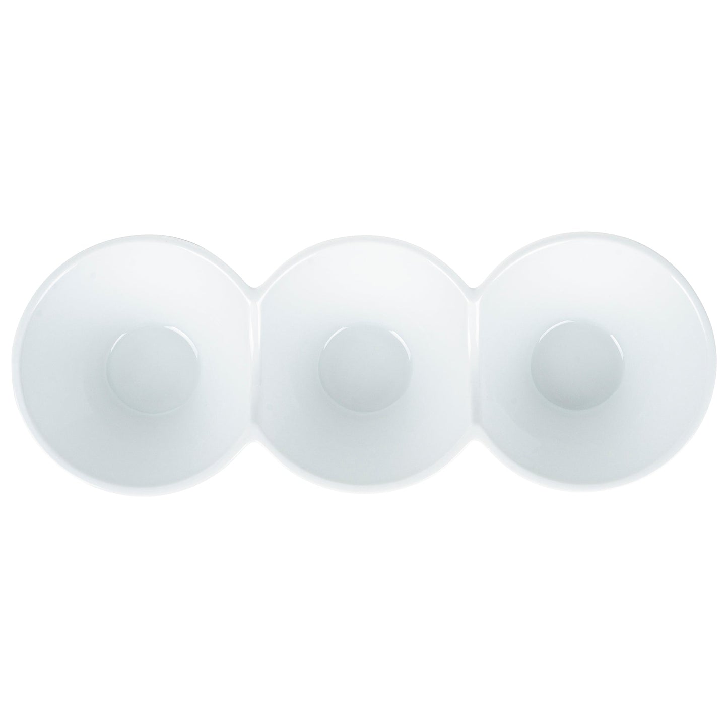 Chef 101 18 oz Round White Porcelain Modern Bowl Set - 13 1/2" x 5" x 2 1/4" - 1 count box