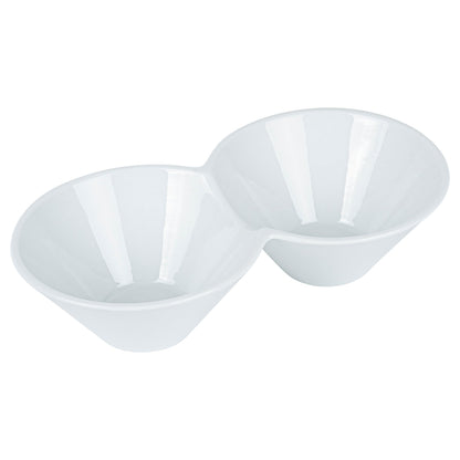 Chef 101 12 oz Round White Porcelain Bowl Set - 9" x 5" x 2 1/4" - 1 count box