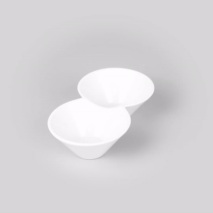 Chef 101 12 oz Round White Porcelain Bowl Set - 9" x 5" x 2 1/4" - 1 count box