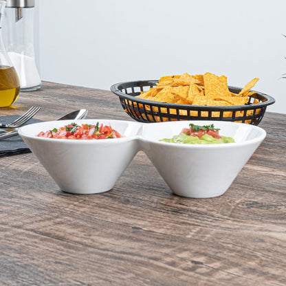 Chef 101 12 oz Round White Porcelain Bowl Set - 9" x 5" x 2 1/4" - 1 count box