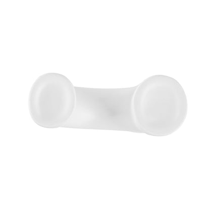 Table Art White Ceramic H-Shaped Vase - 6'' x 2 1/4'' x 9'' - 1 count box