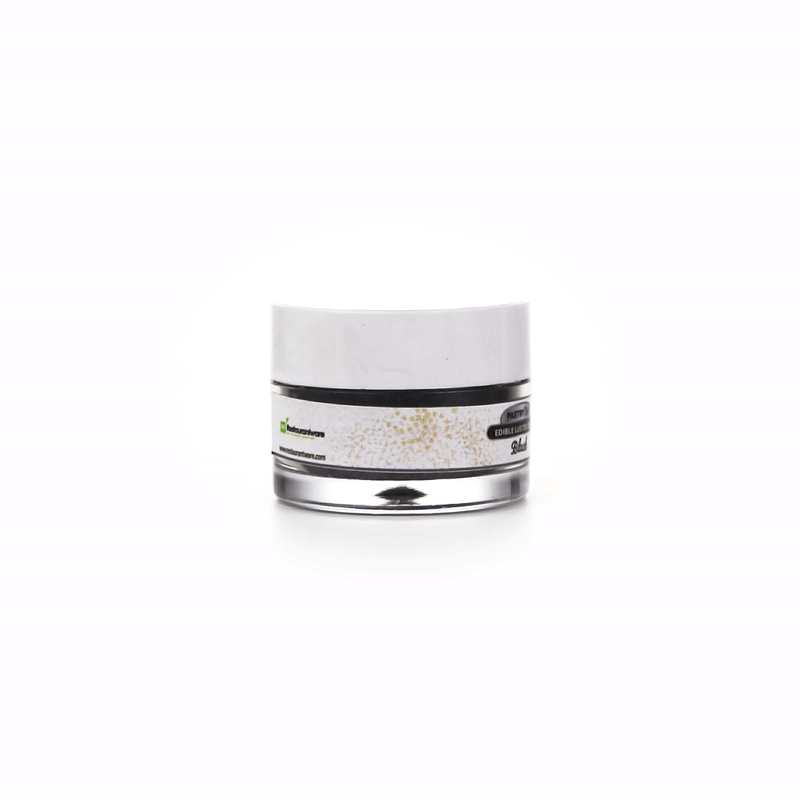 Pastry Tek 5g Black Edible Luster Dust - Food Grade - 1 count box