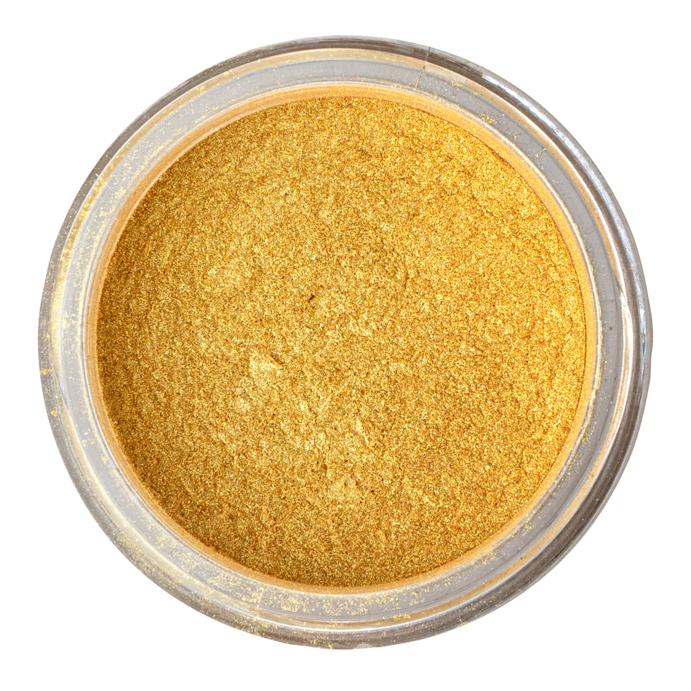 Pastry Tek 5g Dark Gold Edible Luster Dust - Food Grade - 1 count box