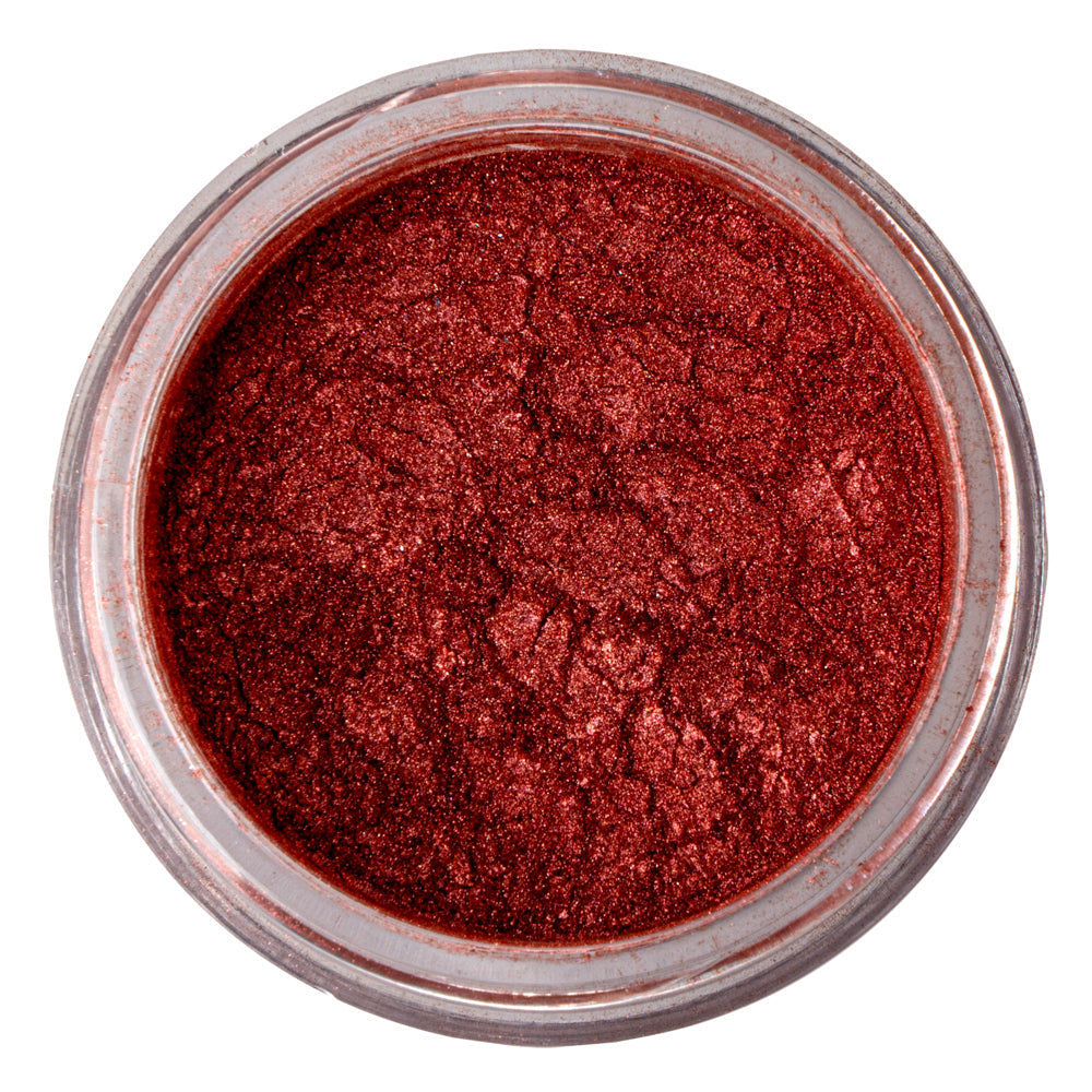 Pastry Tek 5g Dark Red Edible Luster Dust - Food Grade - 1 count box