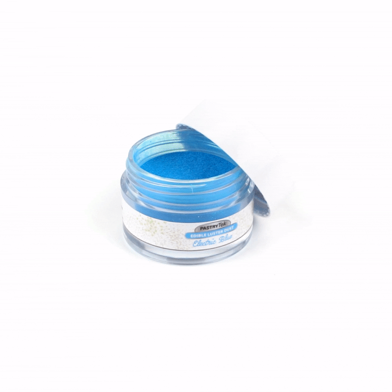Pastry Tek 5g Electric Blue Edible Luster Dust - Food Grade - 1 count box