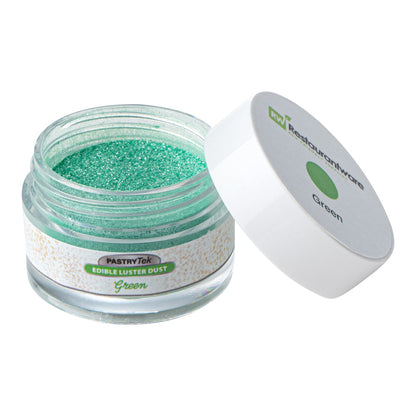 Pastry Tek 5g Green Edible Luster Dust - Food Grade - 1 count box