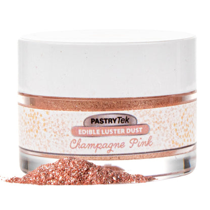 Pastry Tek 5g Champagne Pink Edible Luster Dust - Food Grade - 1 count box