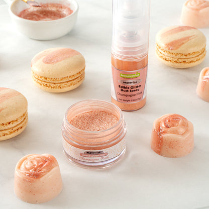 Pastry Tek 5g Champagne Pink Edible Luster Dust - Food Grade - 1 count box