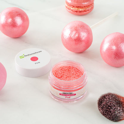 Pastry Tek 5g Pink Edible Luster Dust - Food Grade - 1 count box
