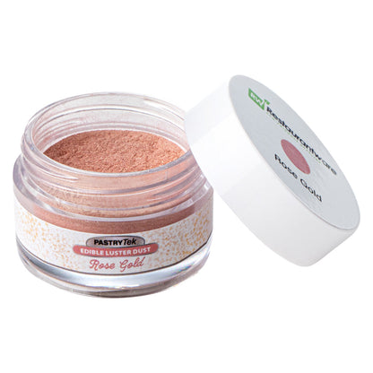 Pastry Tek 5g Rose Gold Edible Luster Dust - Food Grade - 1 count box