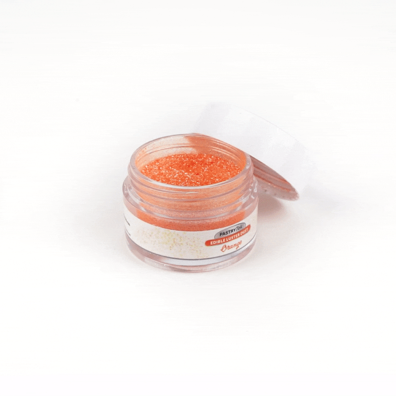 Pastry Tek 5g Orange Edible Luster Dust - Food Grade - 1 count box
