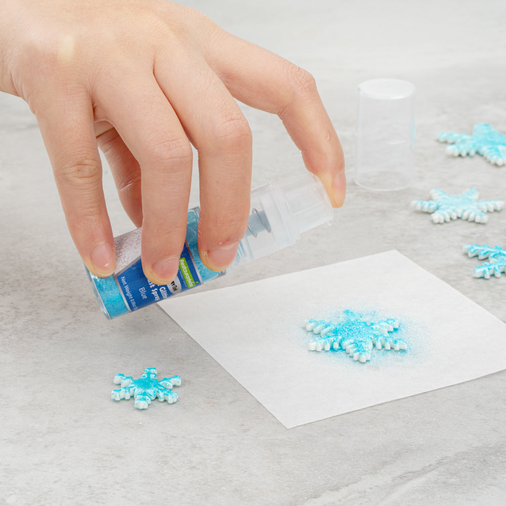 Pastry Tek 5g Blue Edible Glitter Dust Spray - 1 count box