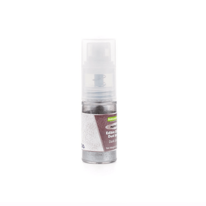 Pastry Tek 5g Dark Silver Edible Glitter Dust Spray - 1 count box