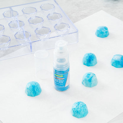 Pastry Tek 5g Electric Blue Edible Glitter Dust Spray - 1 count box