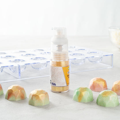 Pastry Tek 5g Gold Edible Glitter Dust Spray - 1 count box
