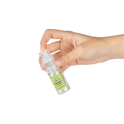 Pastry Tek 5g Pistachio Green Edible Glitter Dust Spray - 1 count box