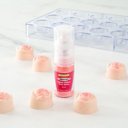 Pastry Tek 5g Pink Edible Glitter Dust Spray - 1 count box