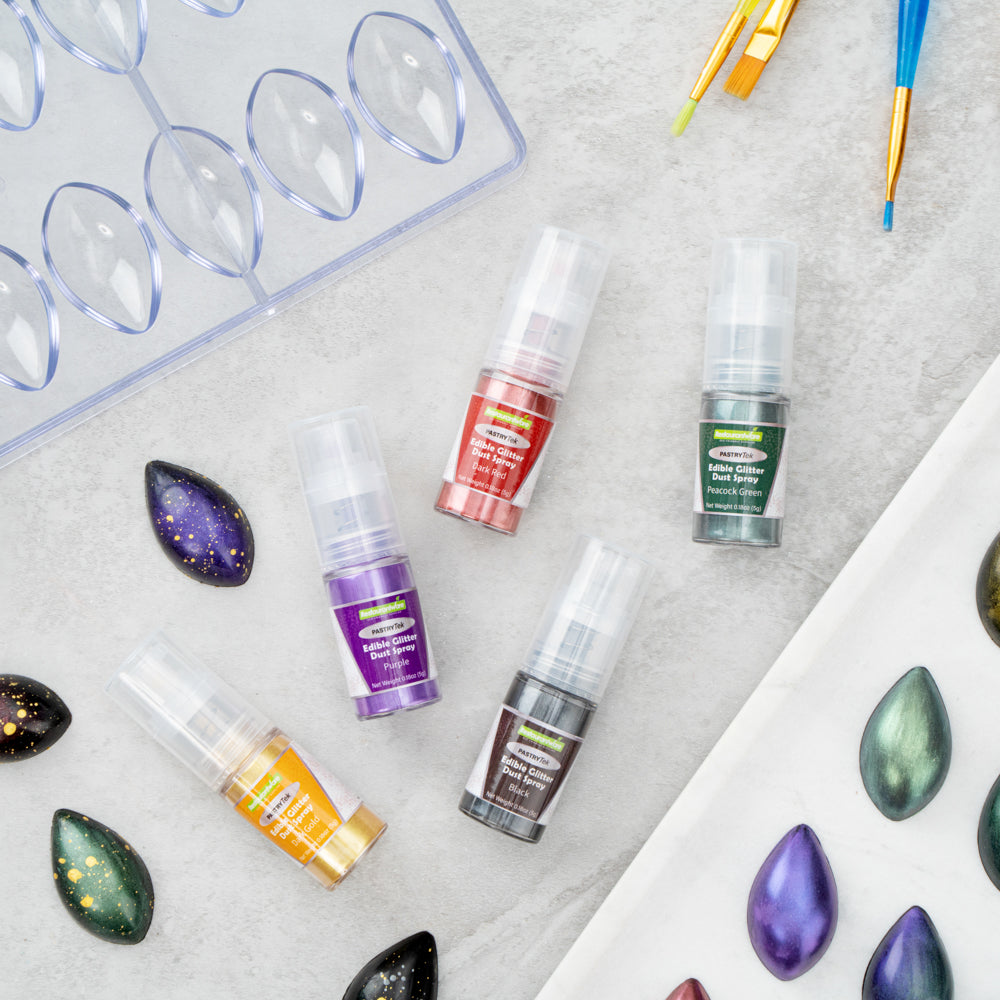 Pastry Tek 5g Purple Edible Glitter Dust Spray - 1 count box