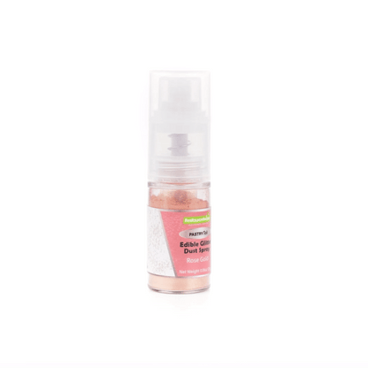 Pastry Tek 5g Rose Gold Edible Glitter Dust Spray - 1 count box