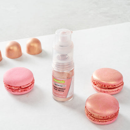 Pastry Tek 5g Rose Gold Edible Glitter Dust Spray - 1 count box