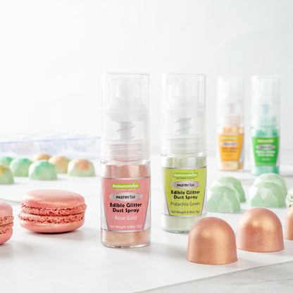 Pastry Tek 5g Rose Gold Edible Glitter Dust Spray - 1 count box