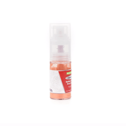 Pastry Tek Rust Red Edible Glitter Dust Spray - 1 count box