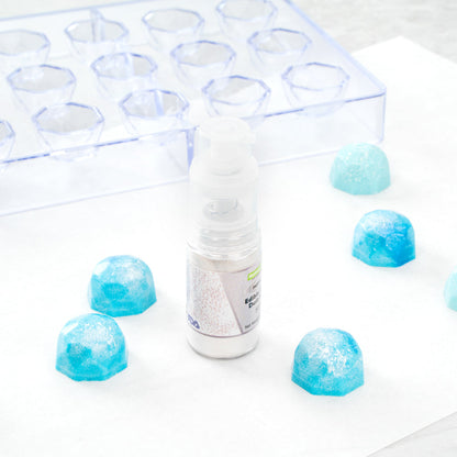 Pastry Tek 5g Silver Edible Glitter Dust Spray - 1 count box