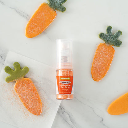 Pastry Tek 5g Orange Edible Glitter Dust Spray - 1 count box