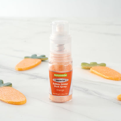 Pastry Tek 5g Orange Edible Glitter Dust Spray - 1 count box
