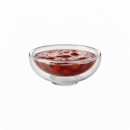 Forma Professional 1 oz Round Glass Amuse Bouche Tasting Cup - Double Wall - 2 3/4" x 2 3/4" x 1 1/4" - 10 count box