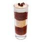 Mini Serve 3 oz Round Glass Mini Cannello Dessert Shooter - 1 1/2" x 1 1/2" x 4" - 10 count box