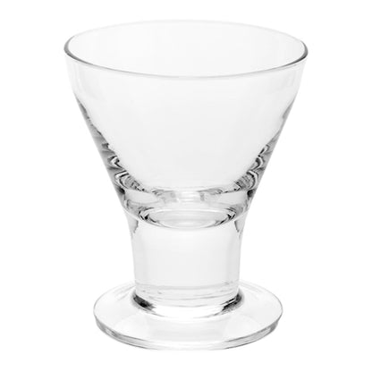 Vetri 7 oz Round Medium Martini Appetizer Glass - 3 1/2" x 3 1/2" x 4 1/4" - 10 count box