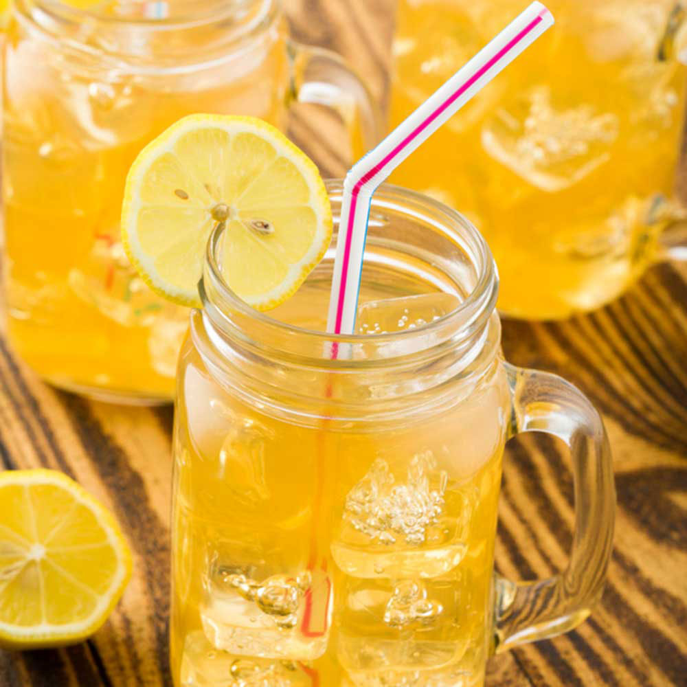 Bev Tek 18 oz Square Glass Mason Jar Mug - With Handle - 3 1/4" x 3 1/4" x 5 1/4" - 10 count box