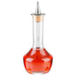 Bar Lux 4 oz Glass Modern Style Bitters Bottle - Silver Dasher - 5 3/4" x 2 3/4" x 2 3/4" - 1 count box