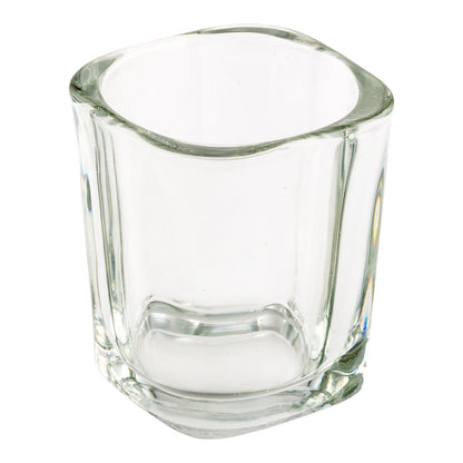 Forma professional 3 oz Glass Square Dessert Shot Glass - 2" x 2" x 2 1/2" - 10 count box