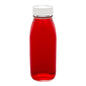 French Countryside 16 oz Glass Square Bottle - Tamper-Evident Cap - 2 3/4" x 2 3/4" x 7 1/2" - 10 count box