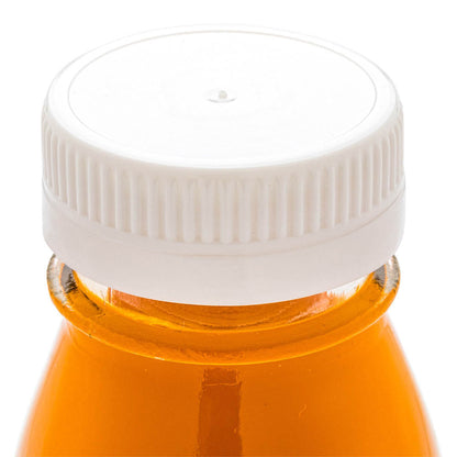 French Countryside White Plastic Replacement Cap - Tamper-Evident, Fits 10 oz Square Bottle - 1 3/4" x 1 3/4" x 3/4" - 10 count box