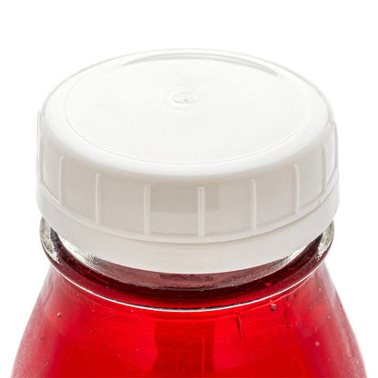 French Countryside White Plastic Replacement Cap - Tamper-Evident, Fits 16 oz Square Bottle - 2" x 2" x 3/4" - 10 count box