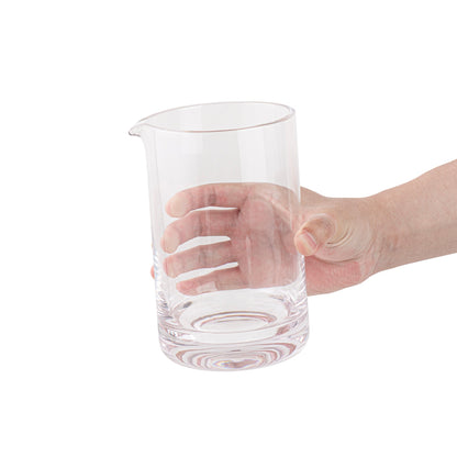 Bar Lux 30 oz Cocktail Mixing Glass - Hand-Blown, Crystal - 4 1/2" x 4" x 6 1/2" - 1 count box