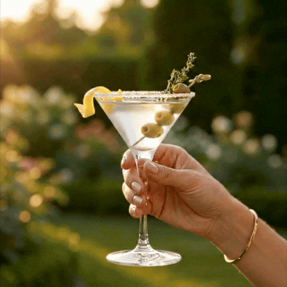 Voglia Nude 5 oz Cocktail Martini Glass - Crystal - 3 3/4" x 3 3/4" x 6 1/4" - 6 count box