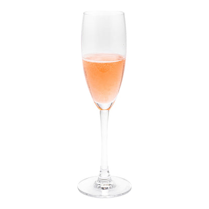 Voglia Nude 6 oz Glass Champagne Flute - Crystal - 2" x 2" x 9" - 6 count box