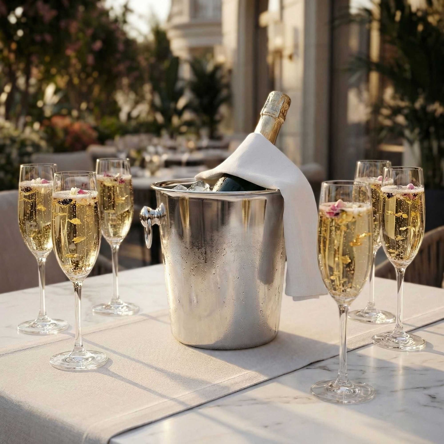 Voglia Nude 9 oz Glass Champagne Flute - Crystal - 2 1/2" x 2 1/2" x 9 1/4" - 6 count box