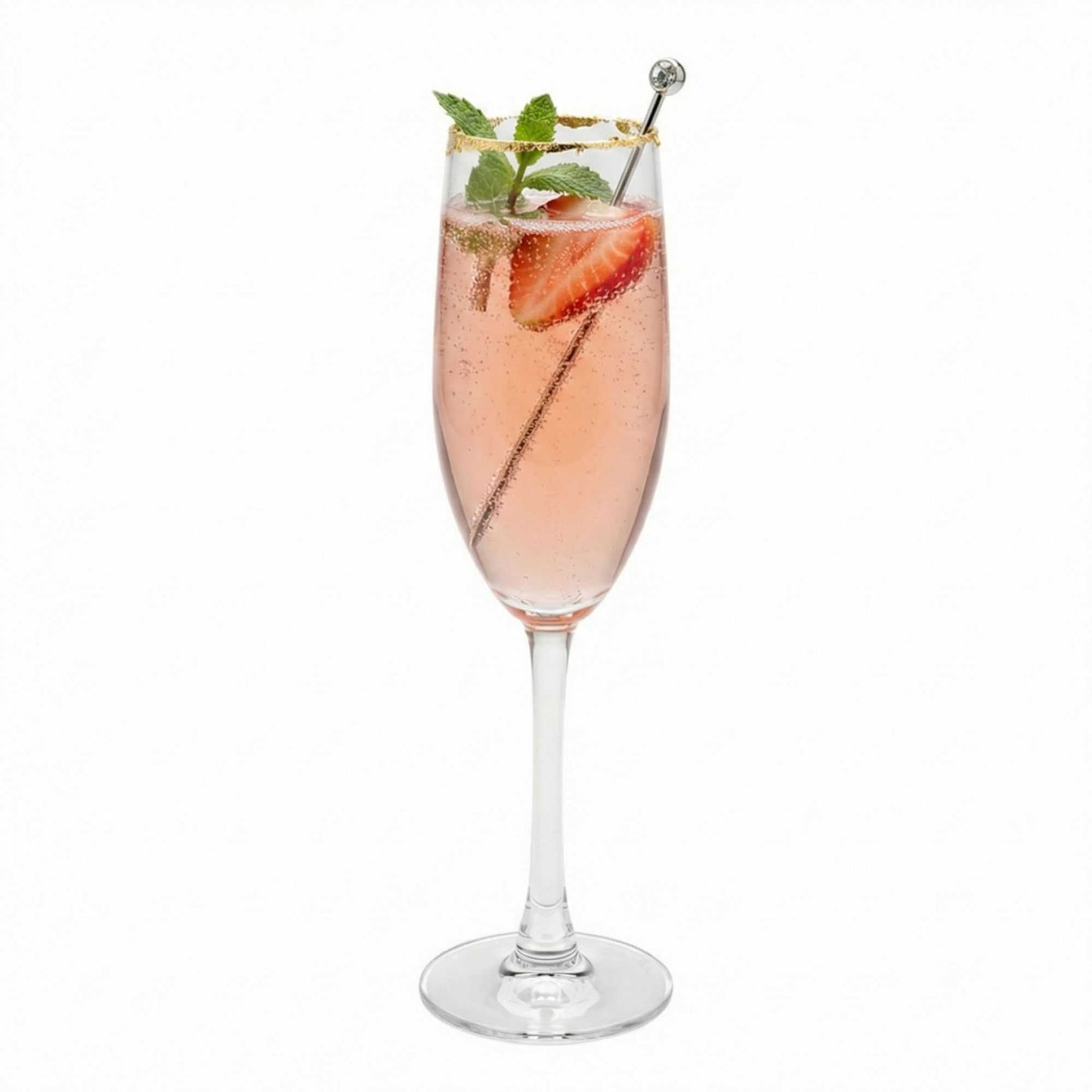 Voglia Nude 9 oz Glass Champagne Flute - Crystal - 2 1/2" x 2 1/2" x 9 1/4" - 6 count box