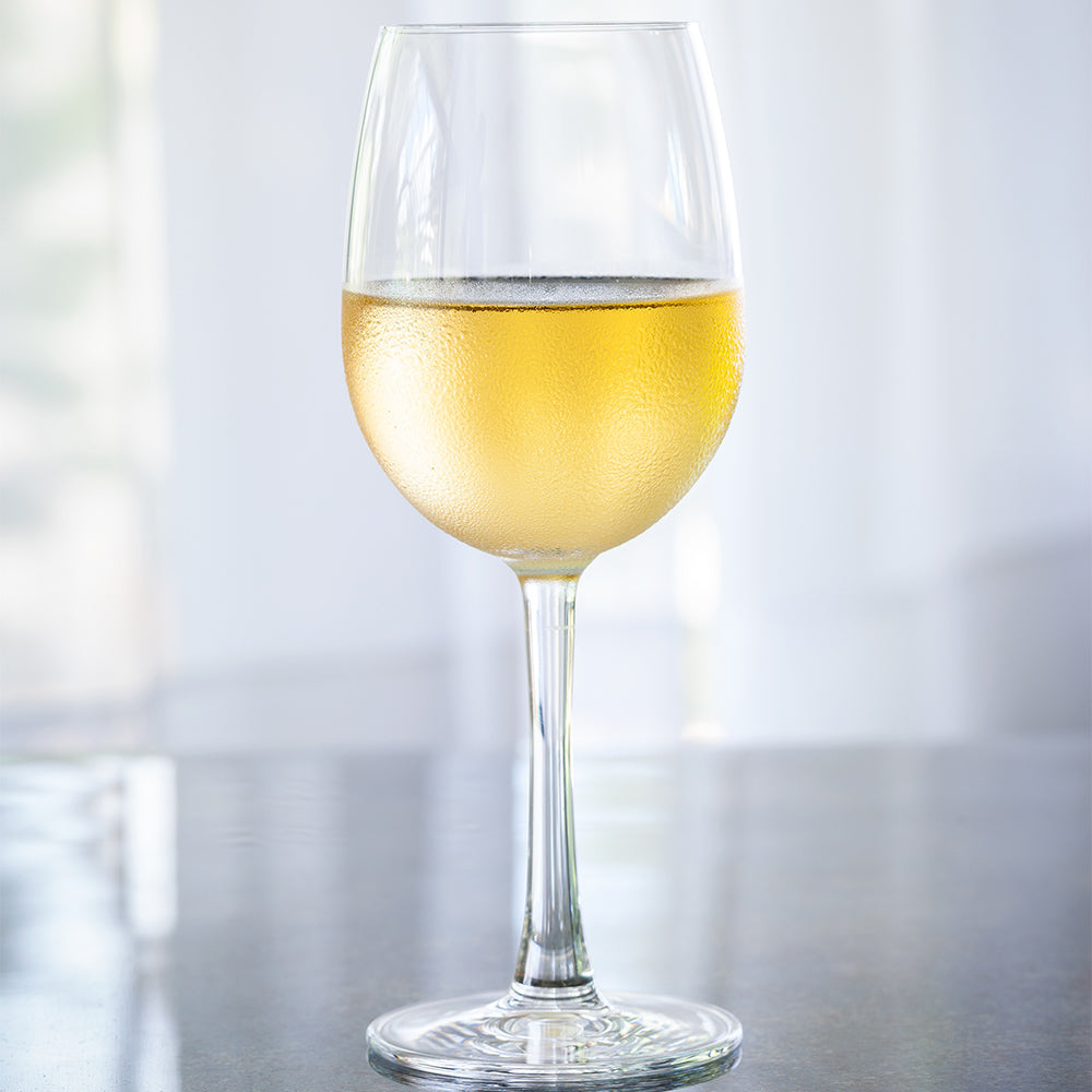 Voglia Nude 12 oz Chardonnay Wine Glass - Crystal, All-Purpose - 3" x 3" x 8" - 6 count box