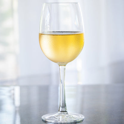 Voglia Nude 12 oz Chardonnay Wine Glass - Crystal, All-Purpose - 3" x 3" x 8" - 6 count box