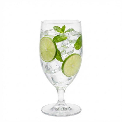 Voglia Nude 14 oz Water Goblet Glass - Crystal - 3" x 3" x 6 1/2" - 6 count box